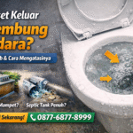 Kloset Keluar Gelembung Udara? Ini Penyebab dan Cara Mengatasinya
